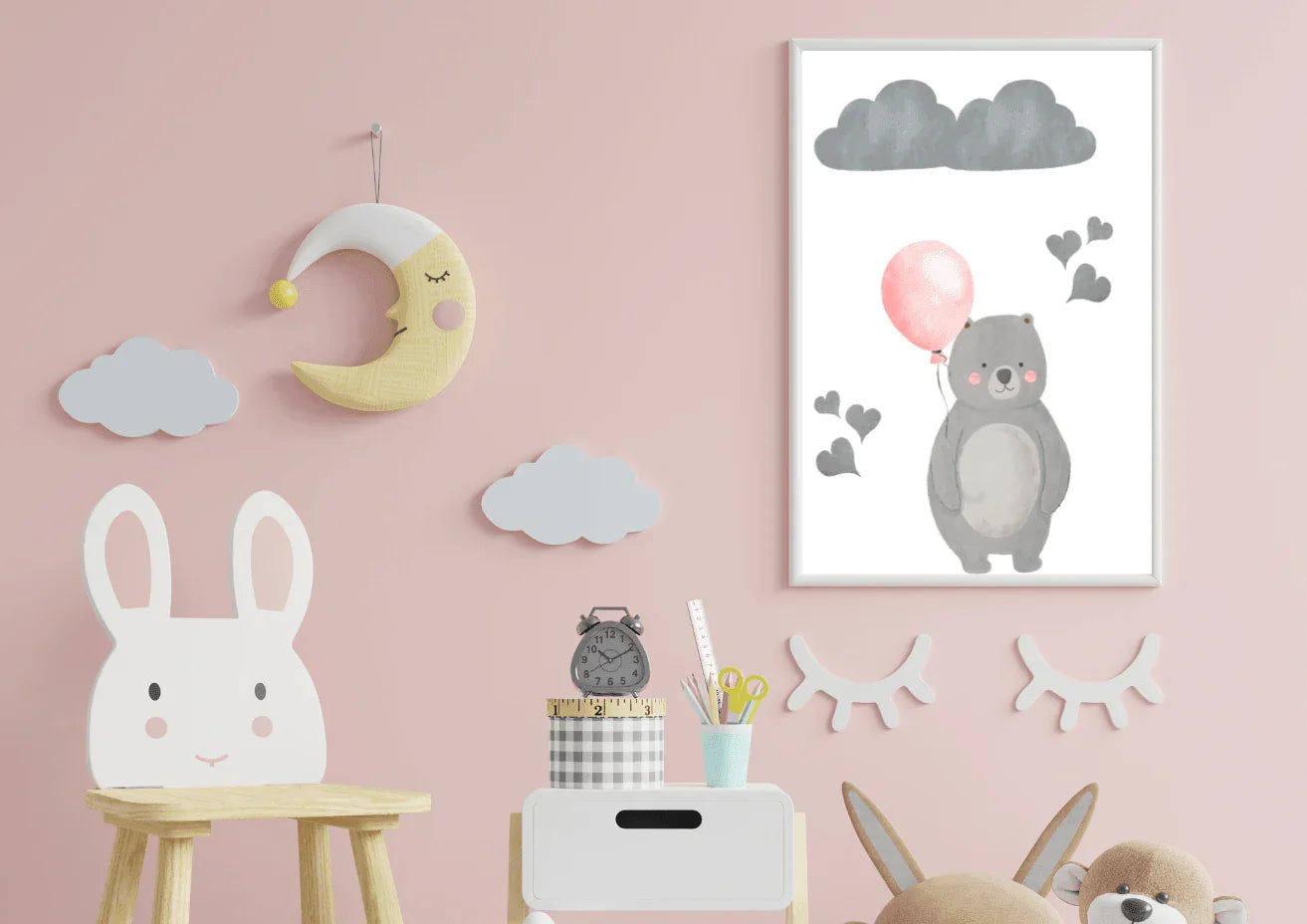 Bear Themed Nursery Print