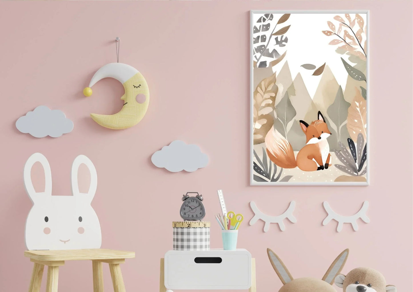 Woodlands Fox Nursery Art