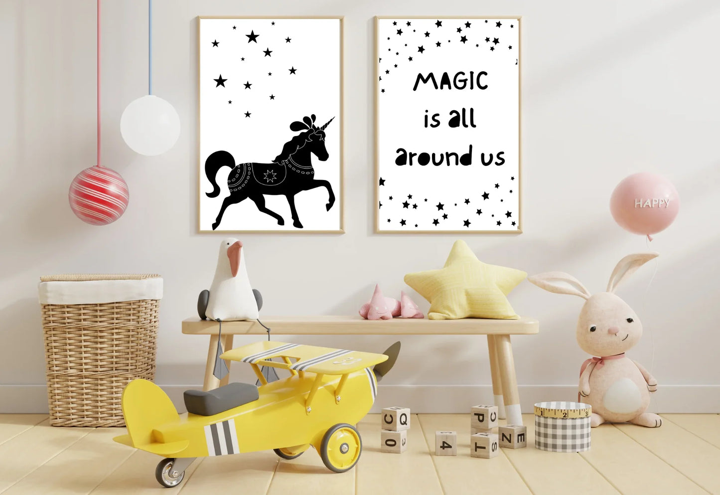 Unicorn nursery art