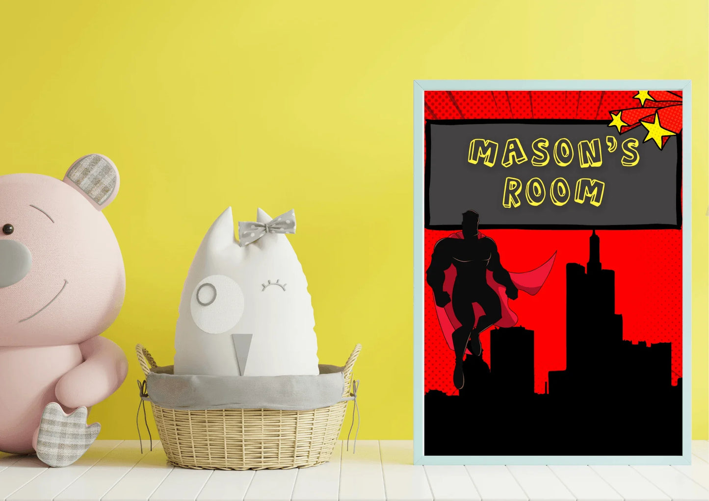 Personalized Superhero Poster