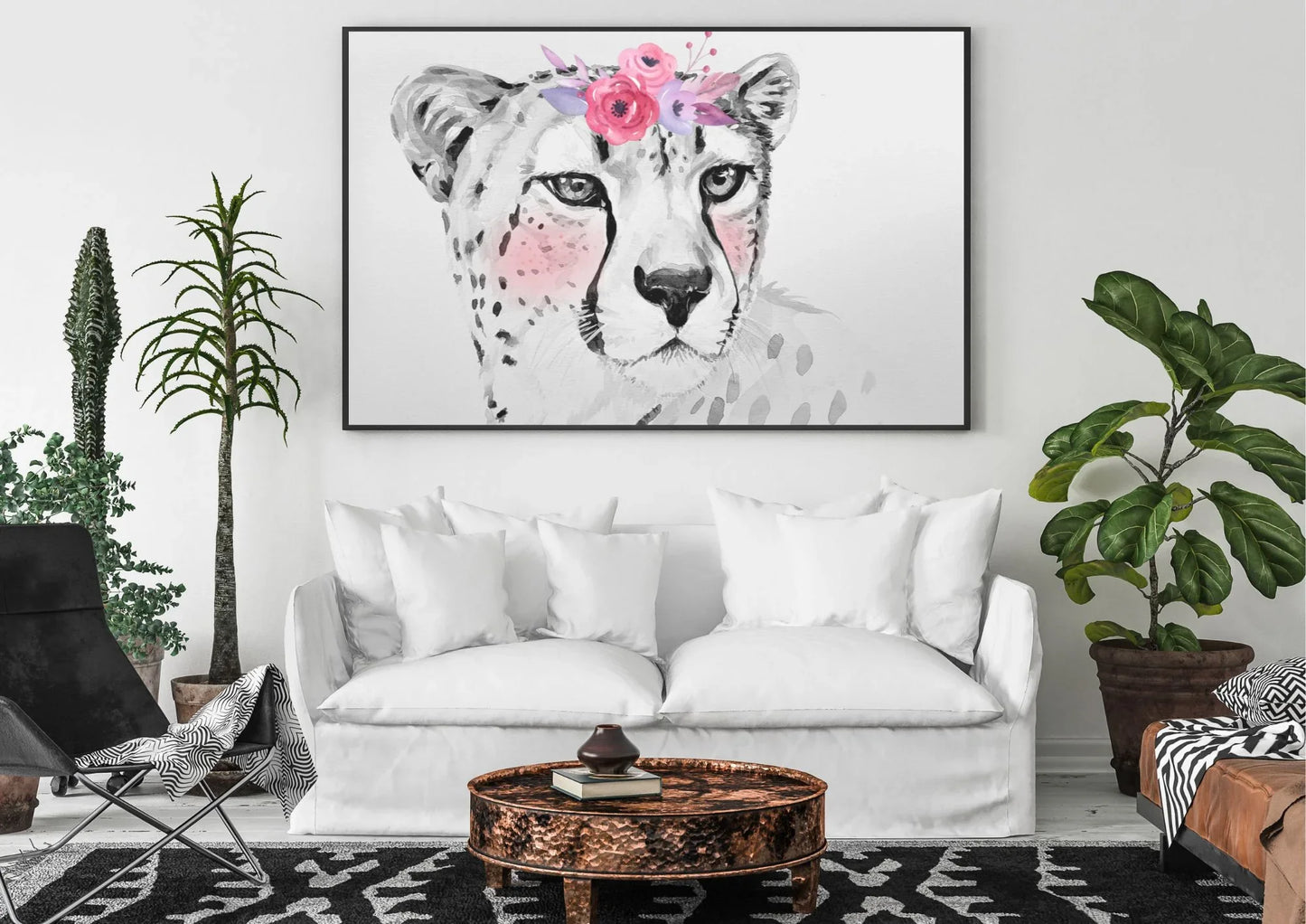 Cheetah nursery art