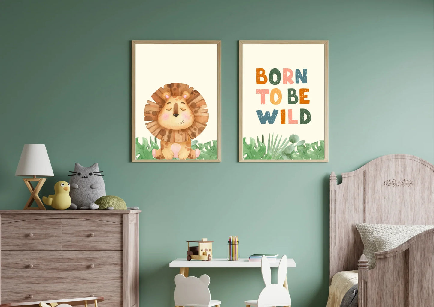 Jungle nursery art