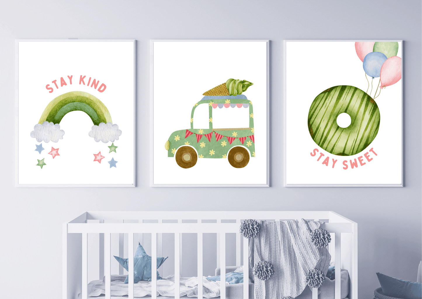 Ice Cream Truck Nursery Print