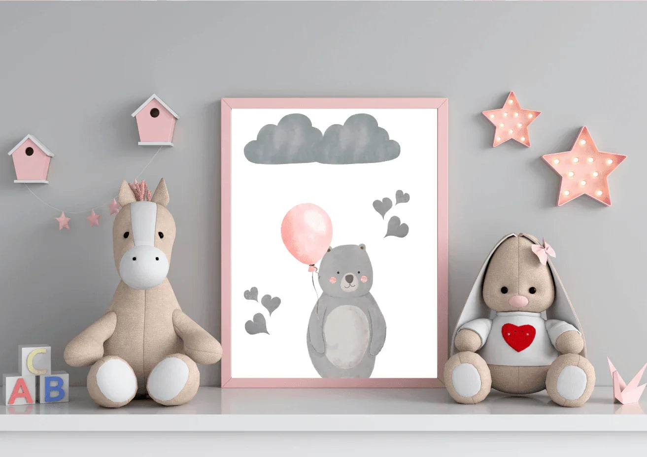 Bear Themed Nursery Print