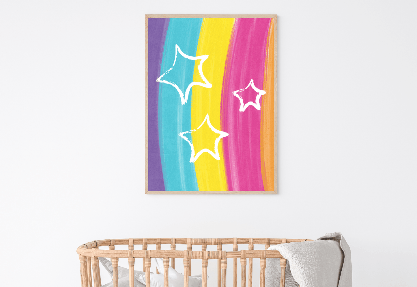 Rainbow Nursery Print