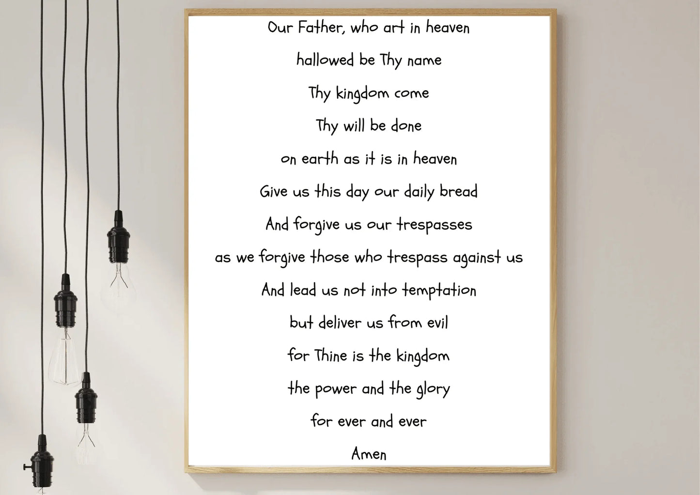 Our Father Nursery Art