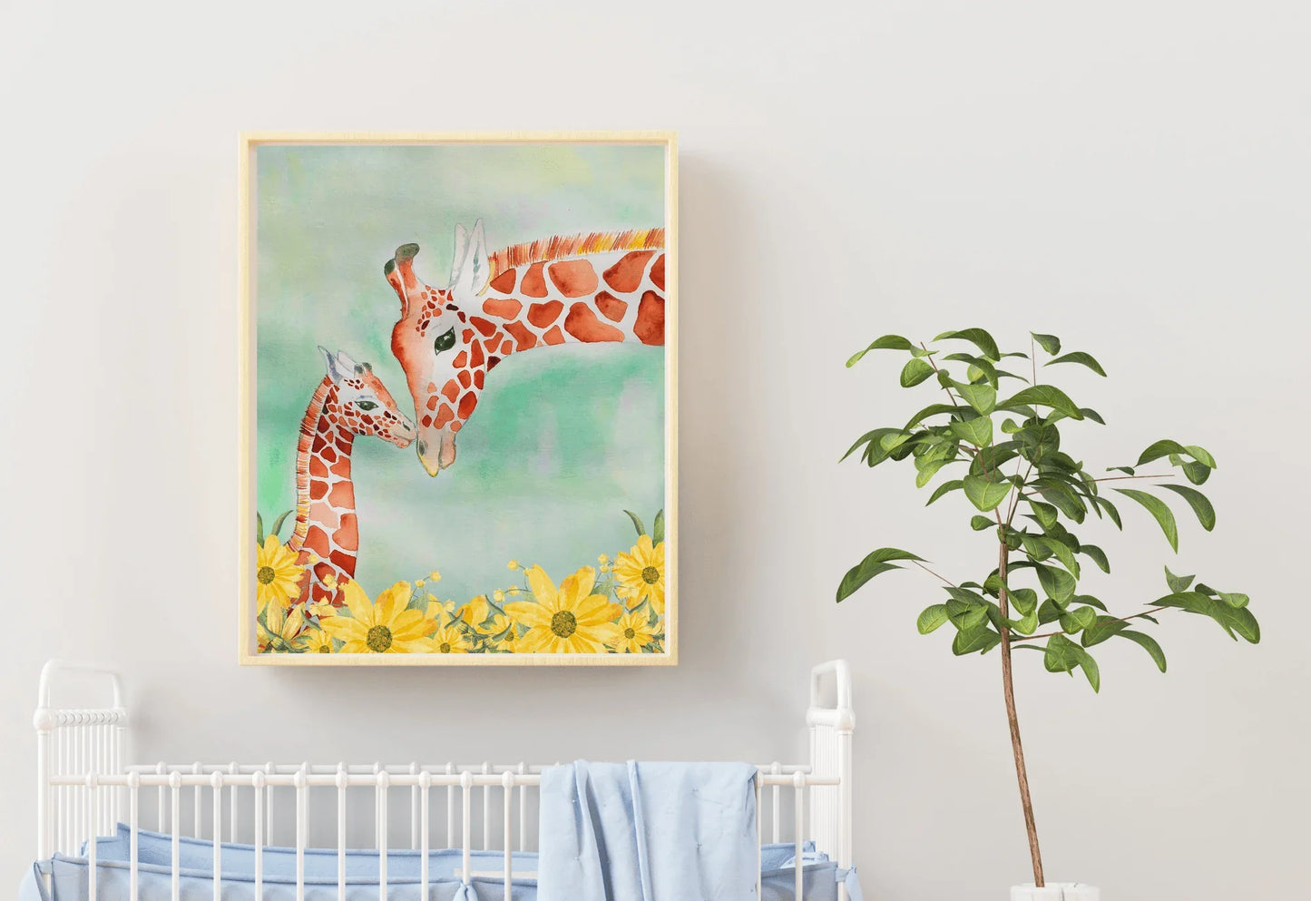 Floral Giraffe Print