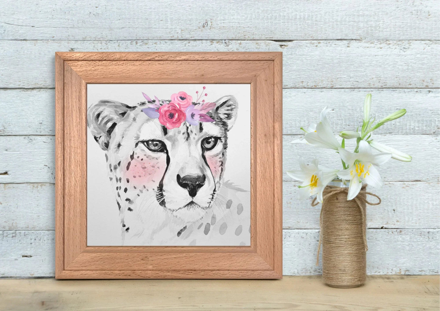 Cheetah nursery art