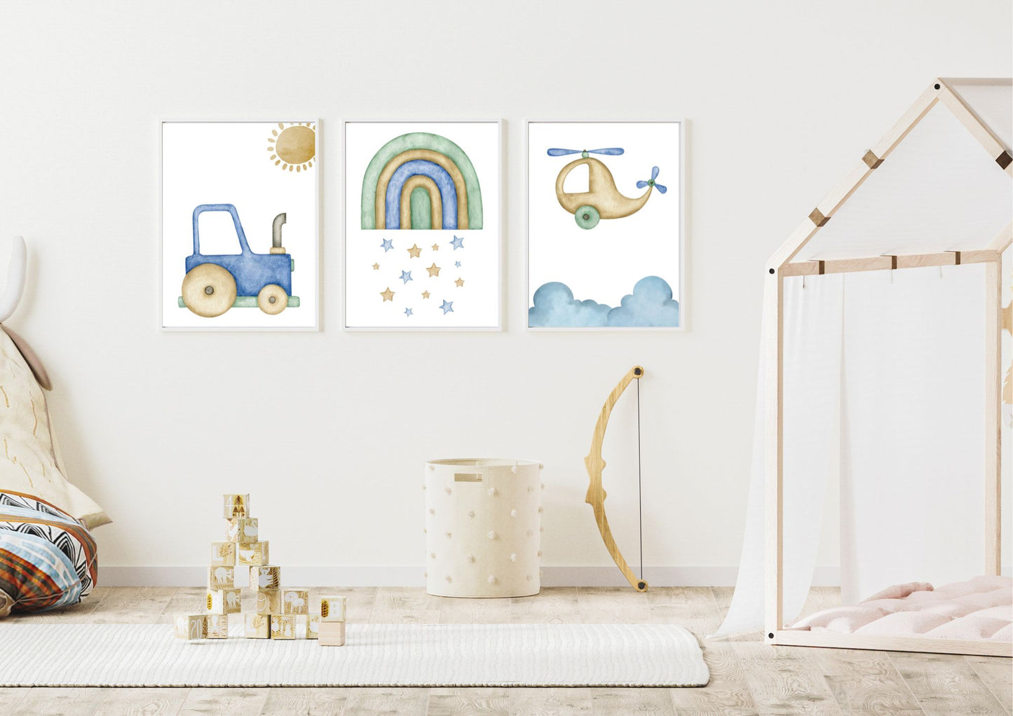 Transport nursery art