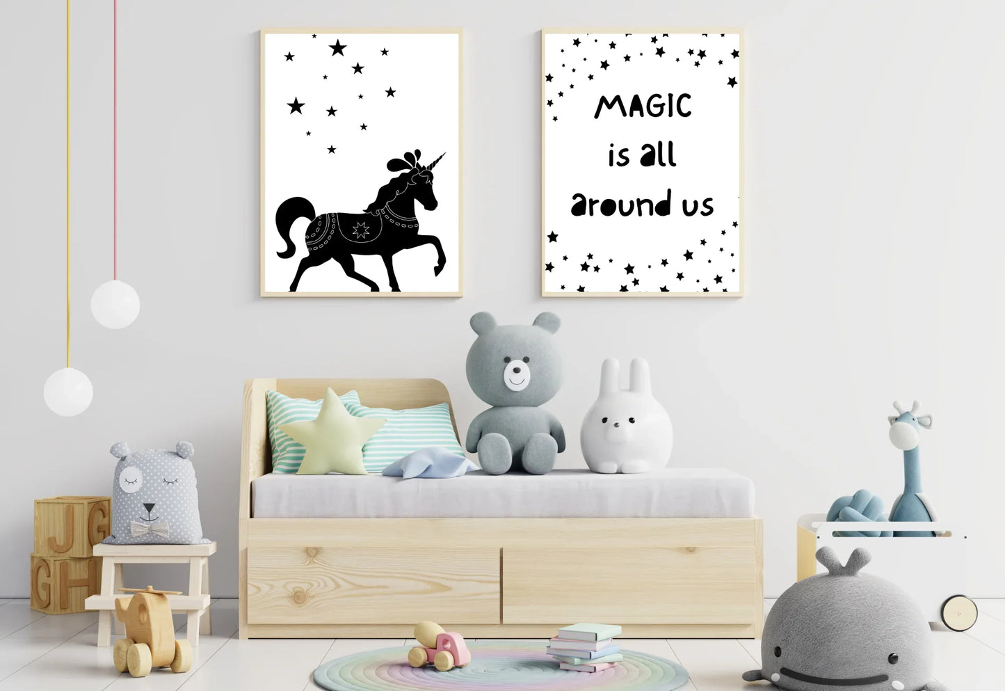 Unicorn nursery art