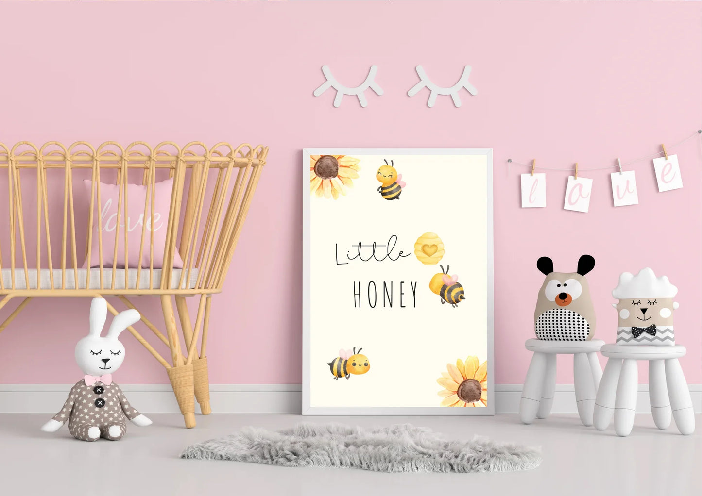 Little Honey Nursery Print