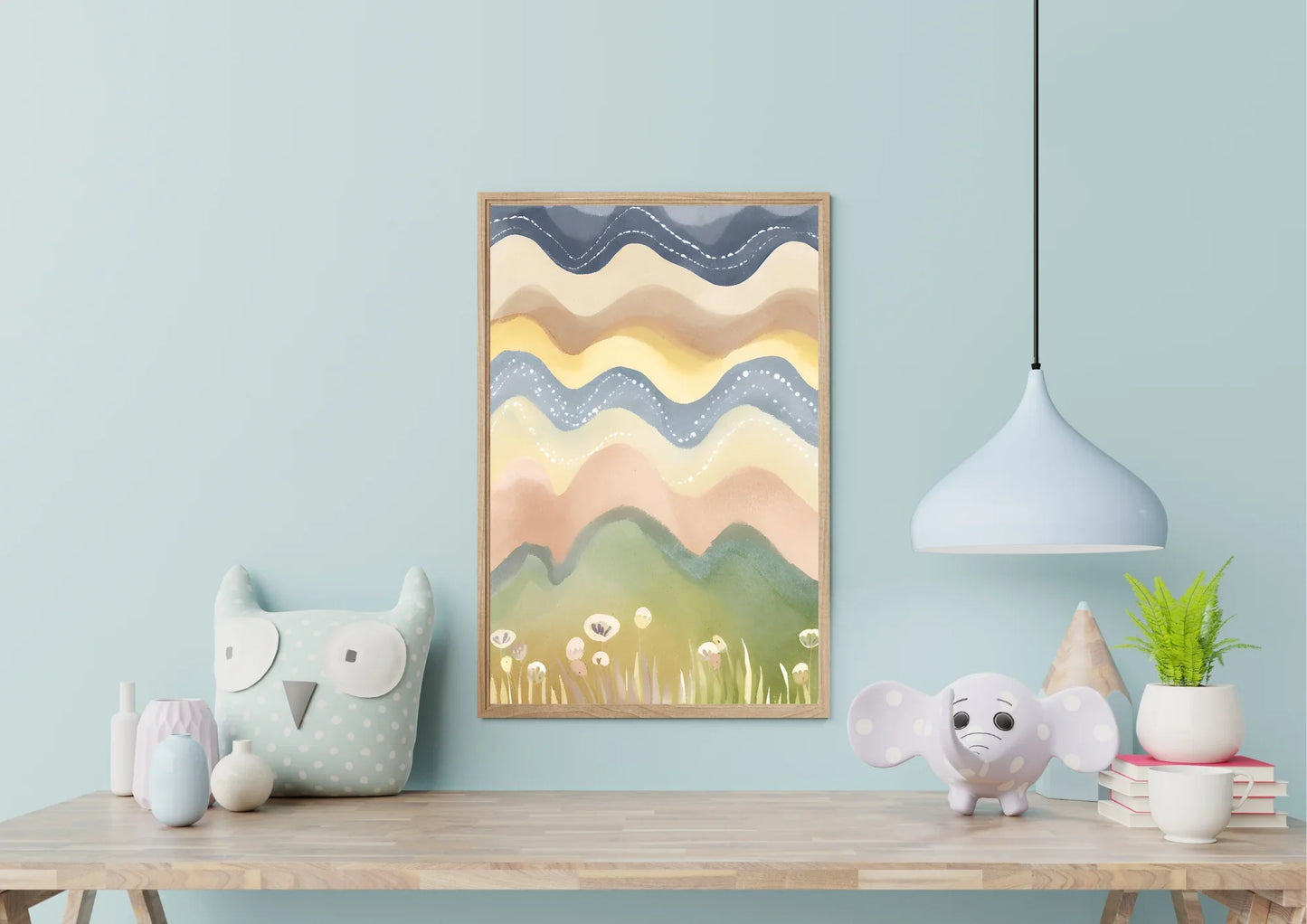 Abstract Floral Wall Art