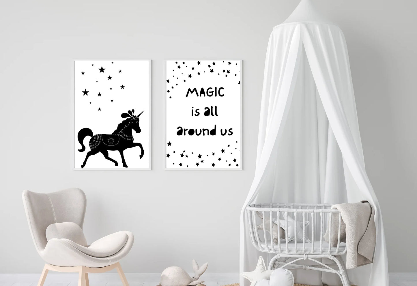Unicorn nursery art