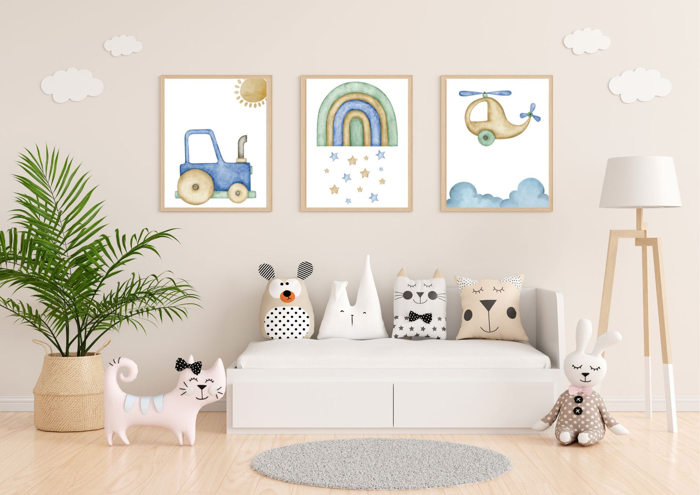 Transport nursery art