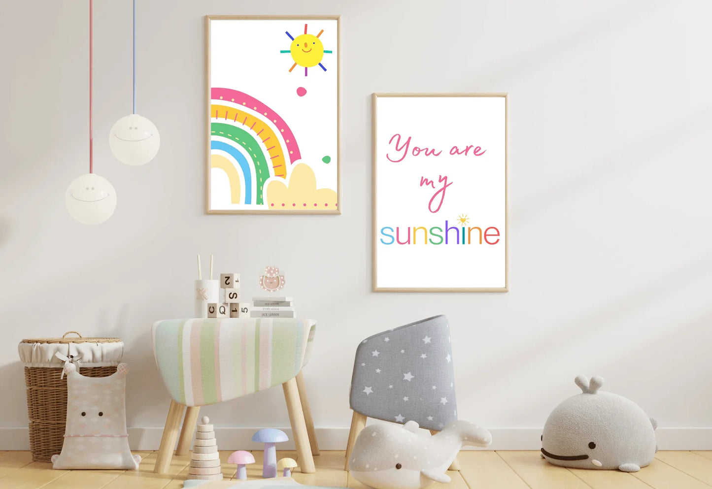 Rainbow Nursery Art