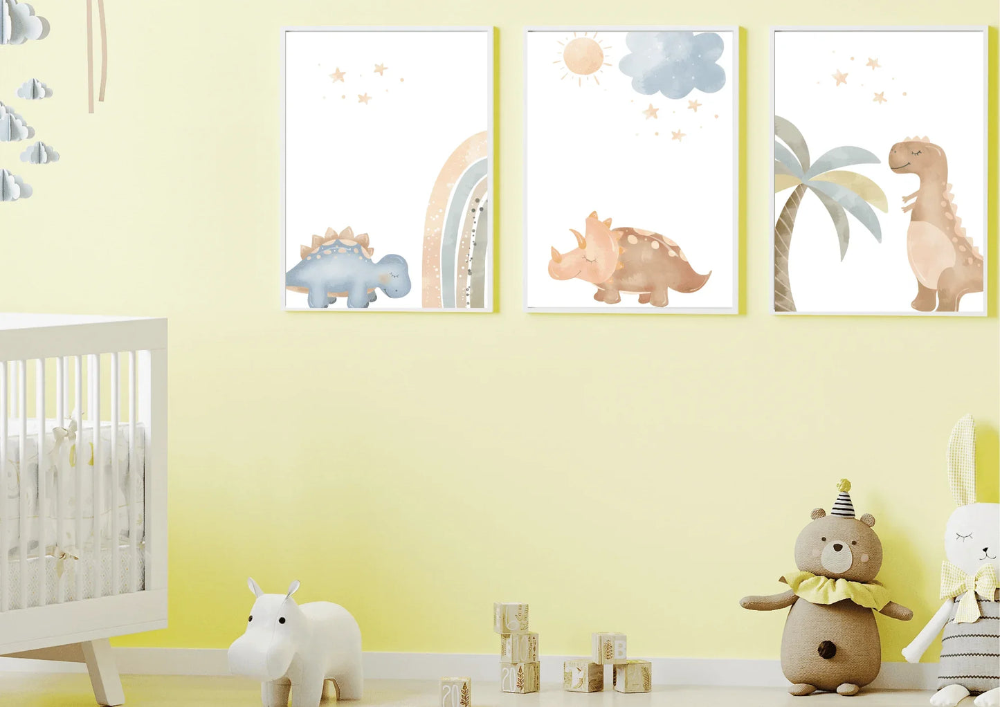 Gender-Neutral Dinosaur Prints