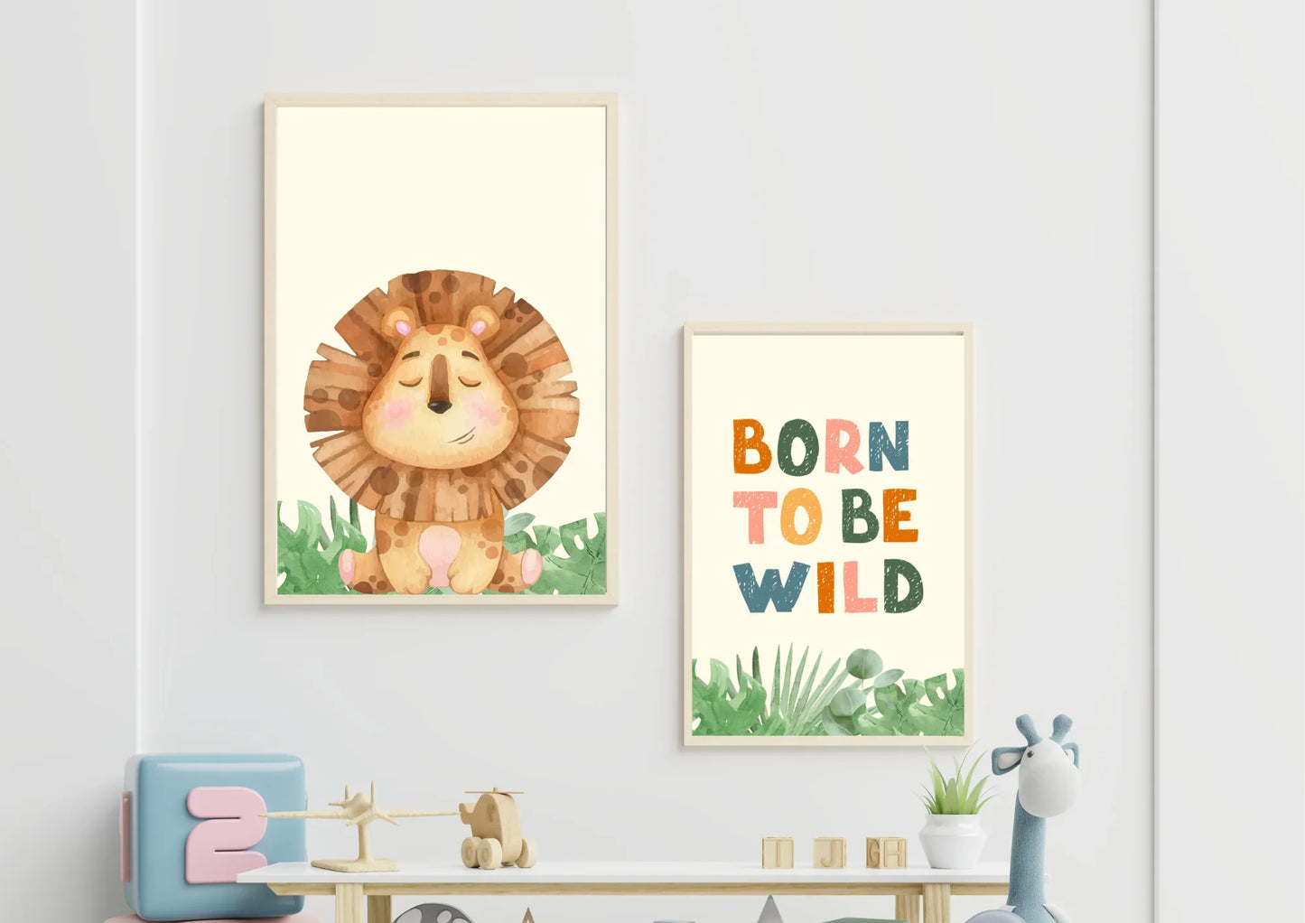 Jungle nursery art