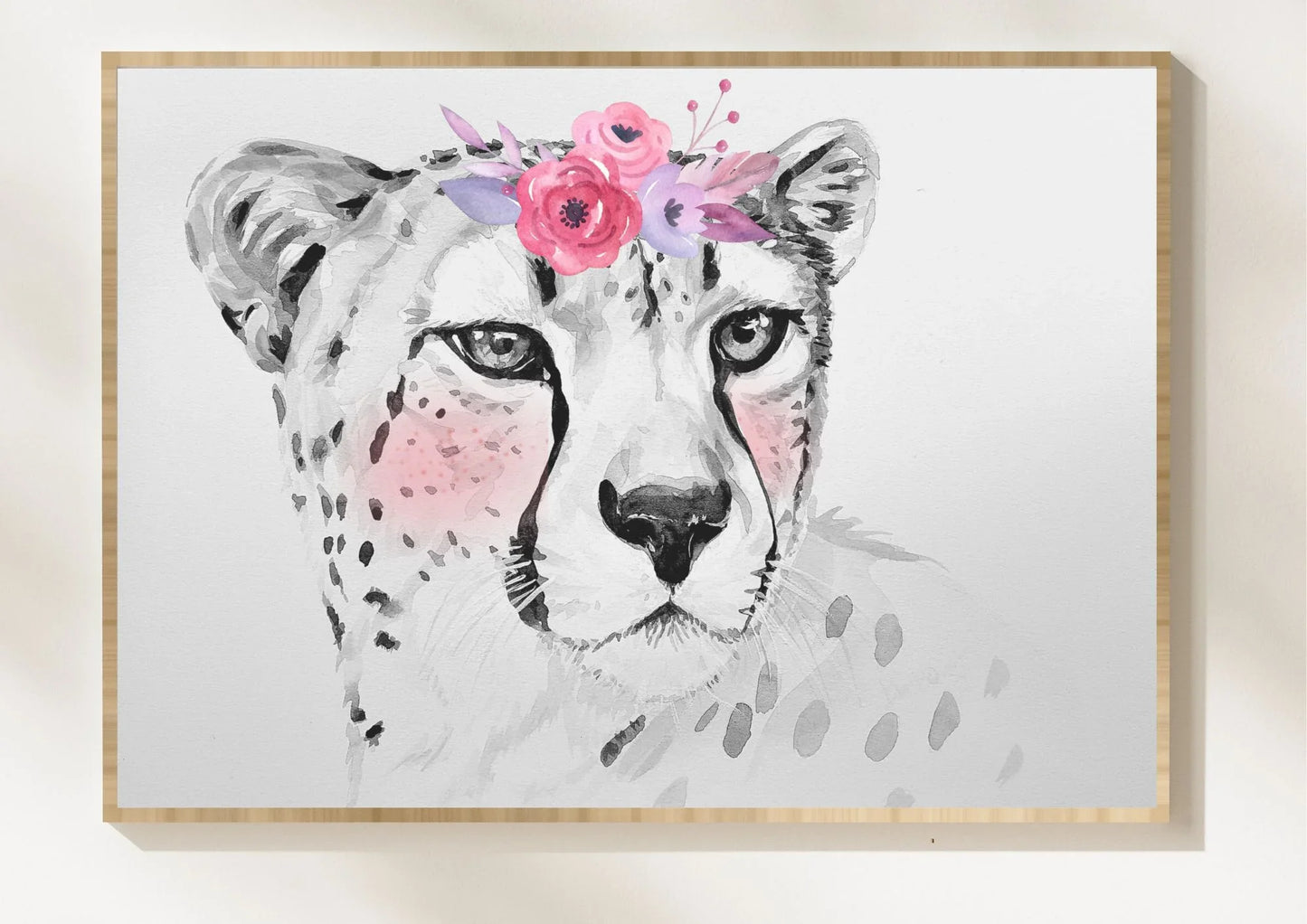 Cheetah nursery art