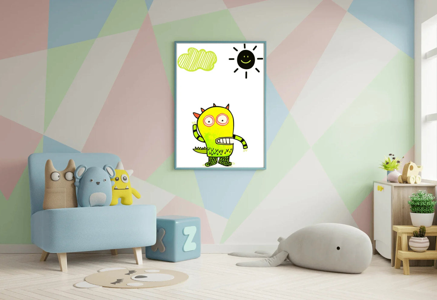 Monster Wall Art for Kids