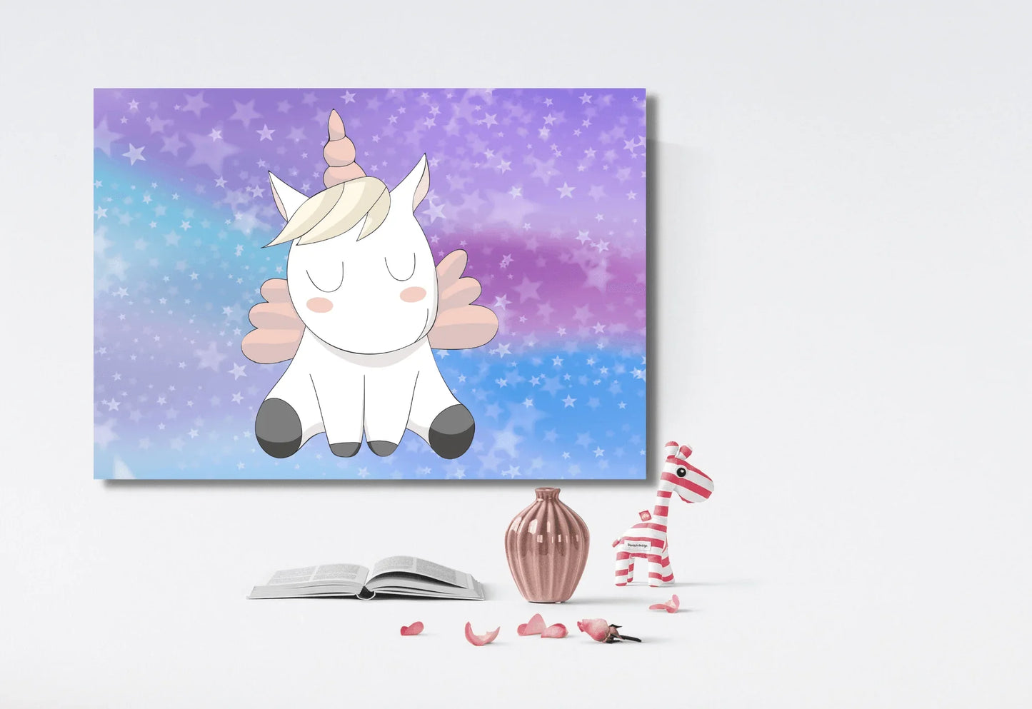 Purple Unicorn Wall Art