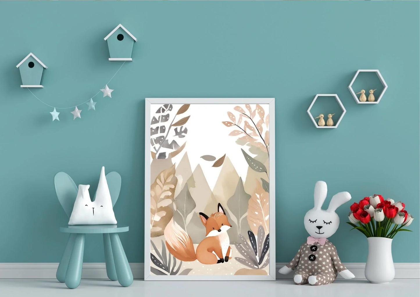 Woodlands Fox Nursery Art