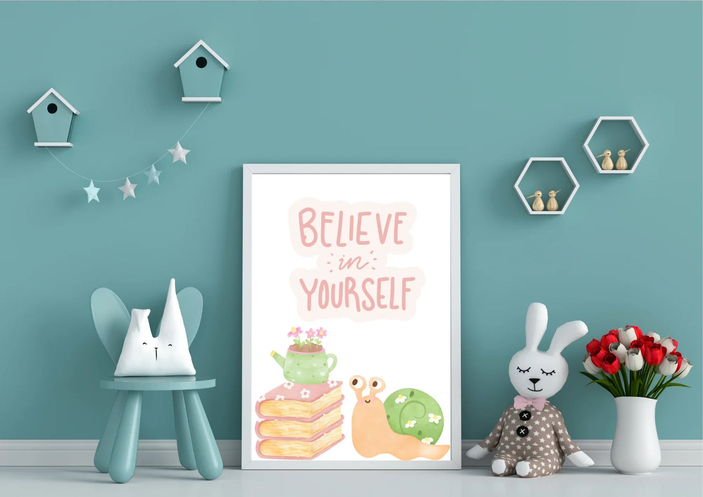 Snail nursery decor