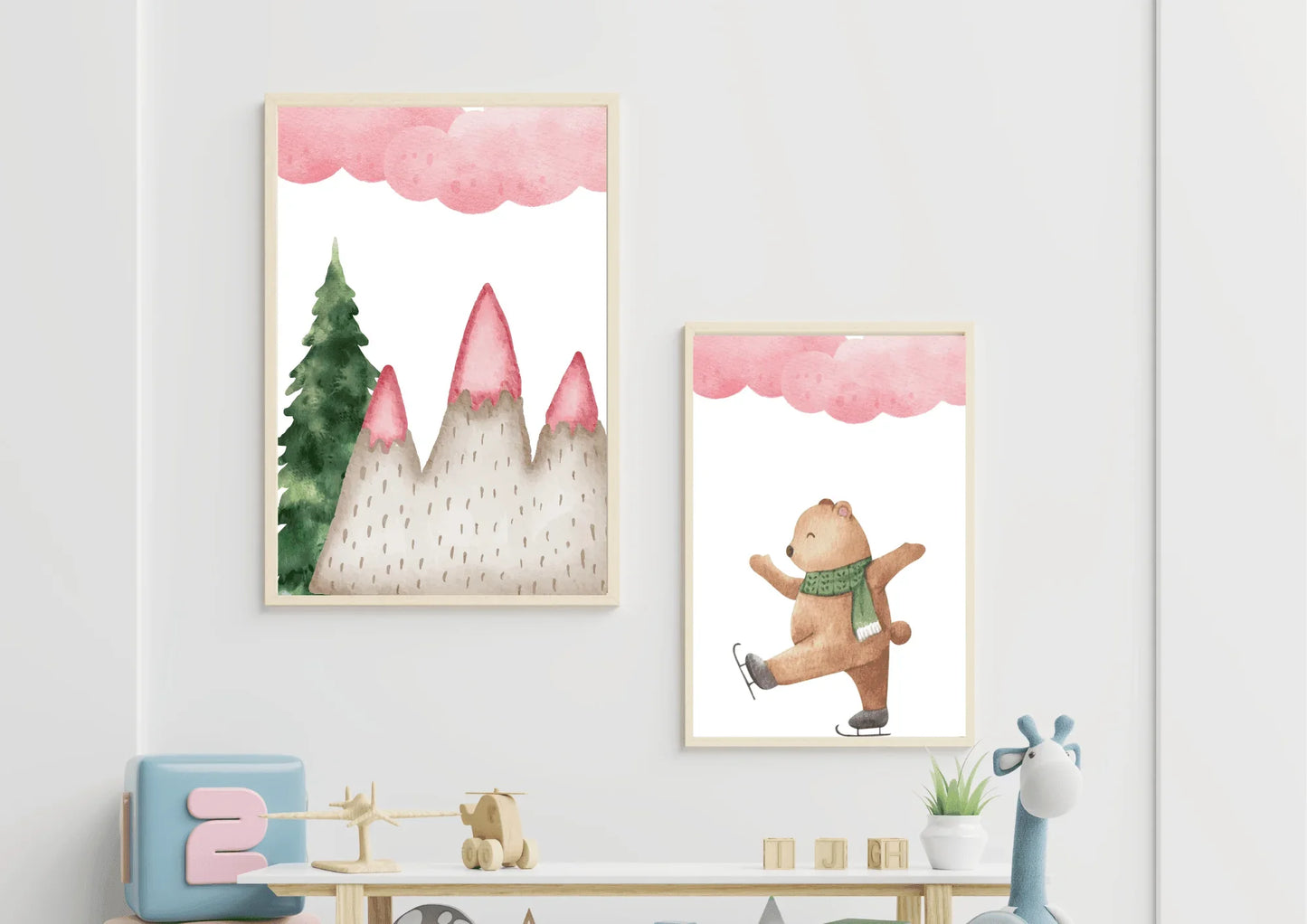 Forest Animals Nursery Prints