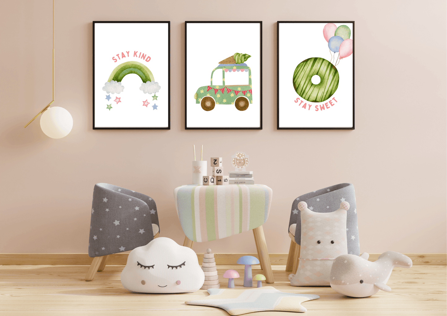 Ice Cream Truck Nursery Print
