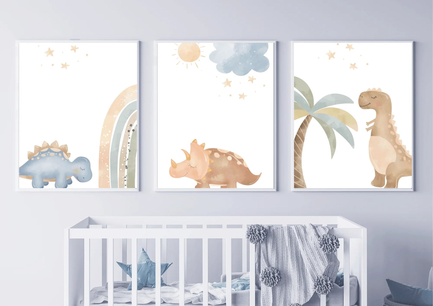 Gender-Neutral Dinosaur Prints