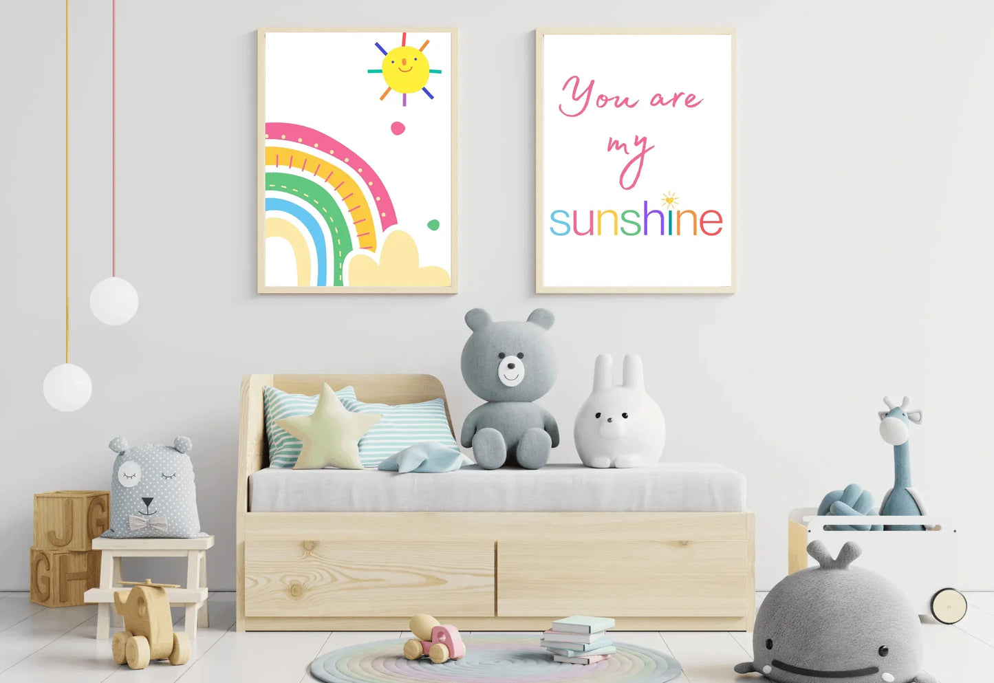 Rainbow Nursery Art