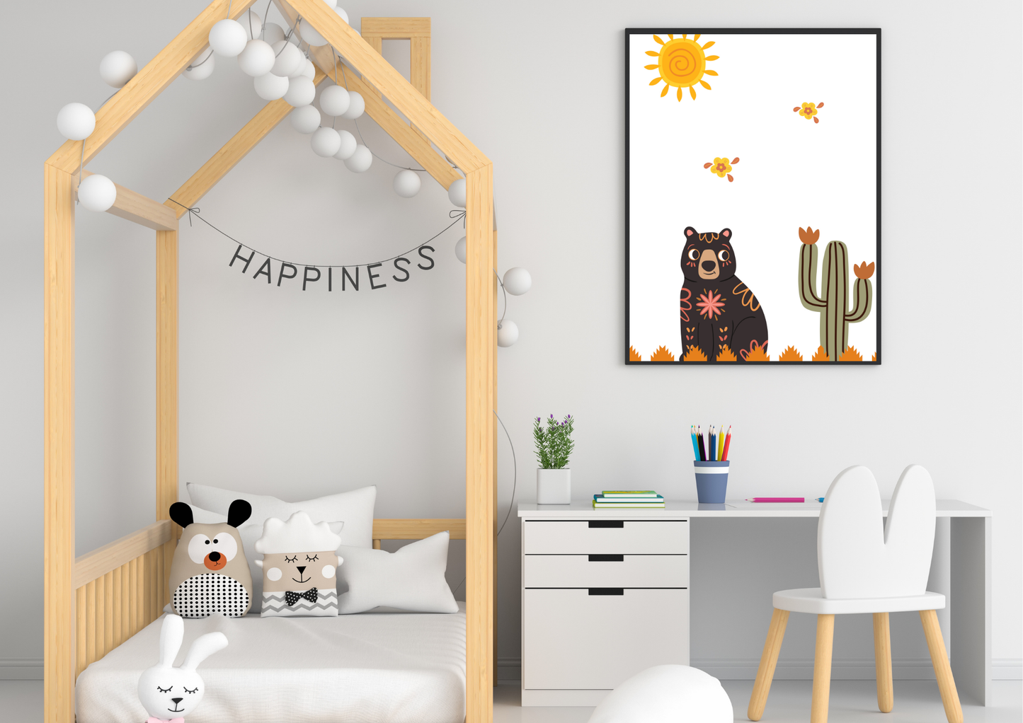 Mexican bear nursery art