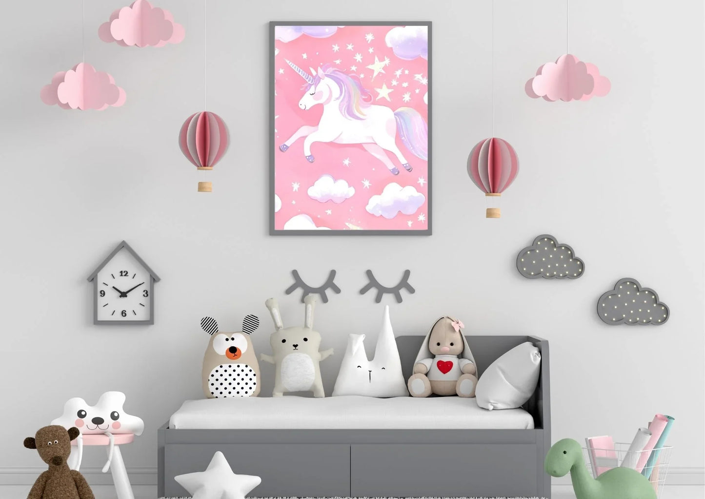 Magical Unicorn Nursery Art