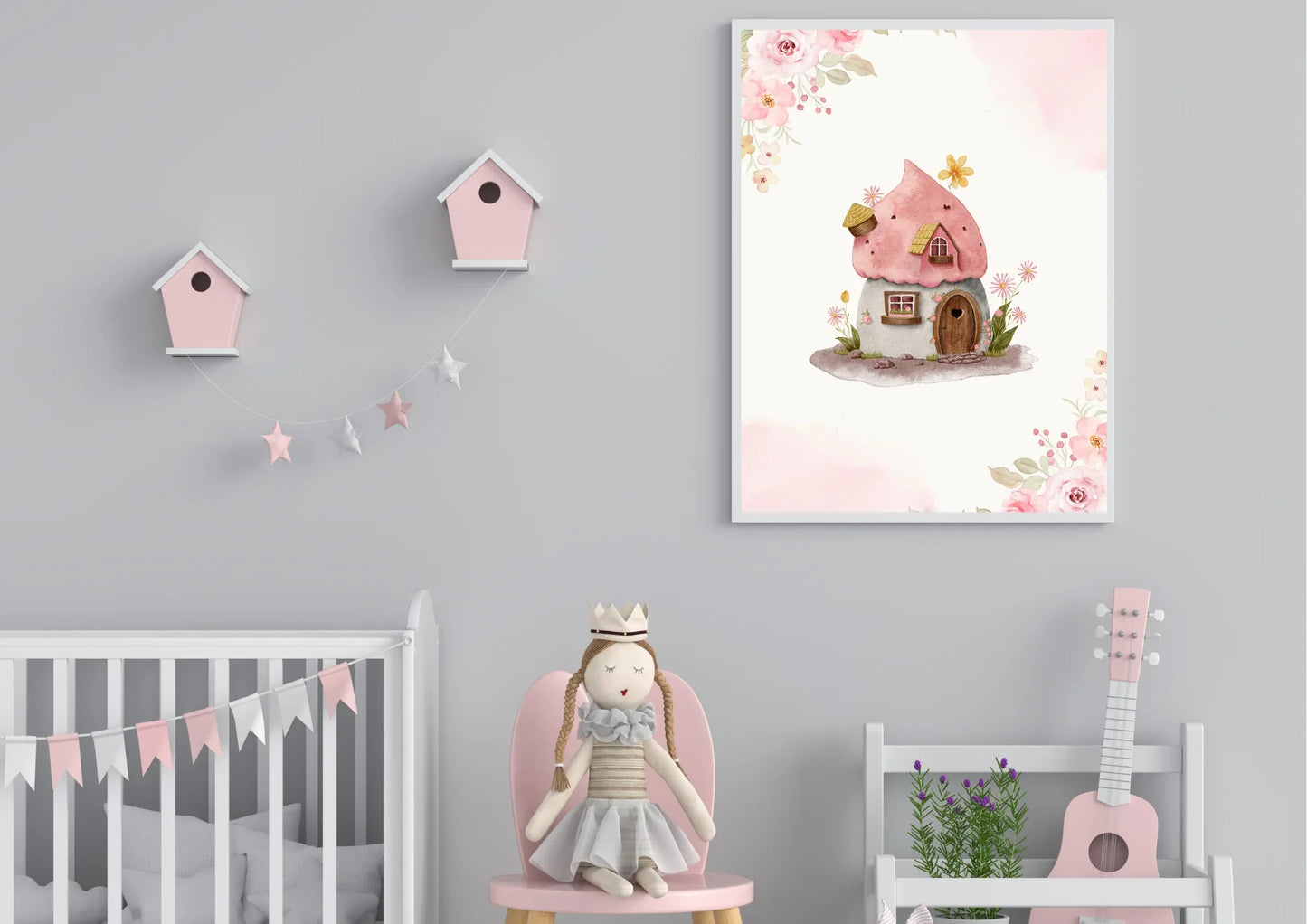 Enchanting Magical Fantasy Fairy House Print