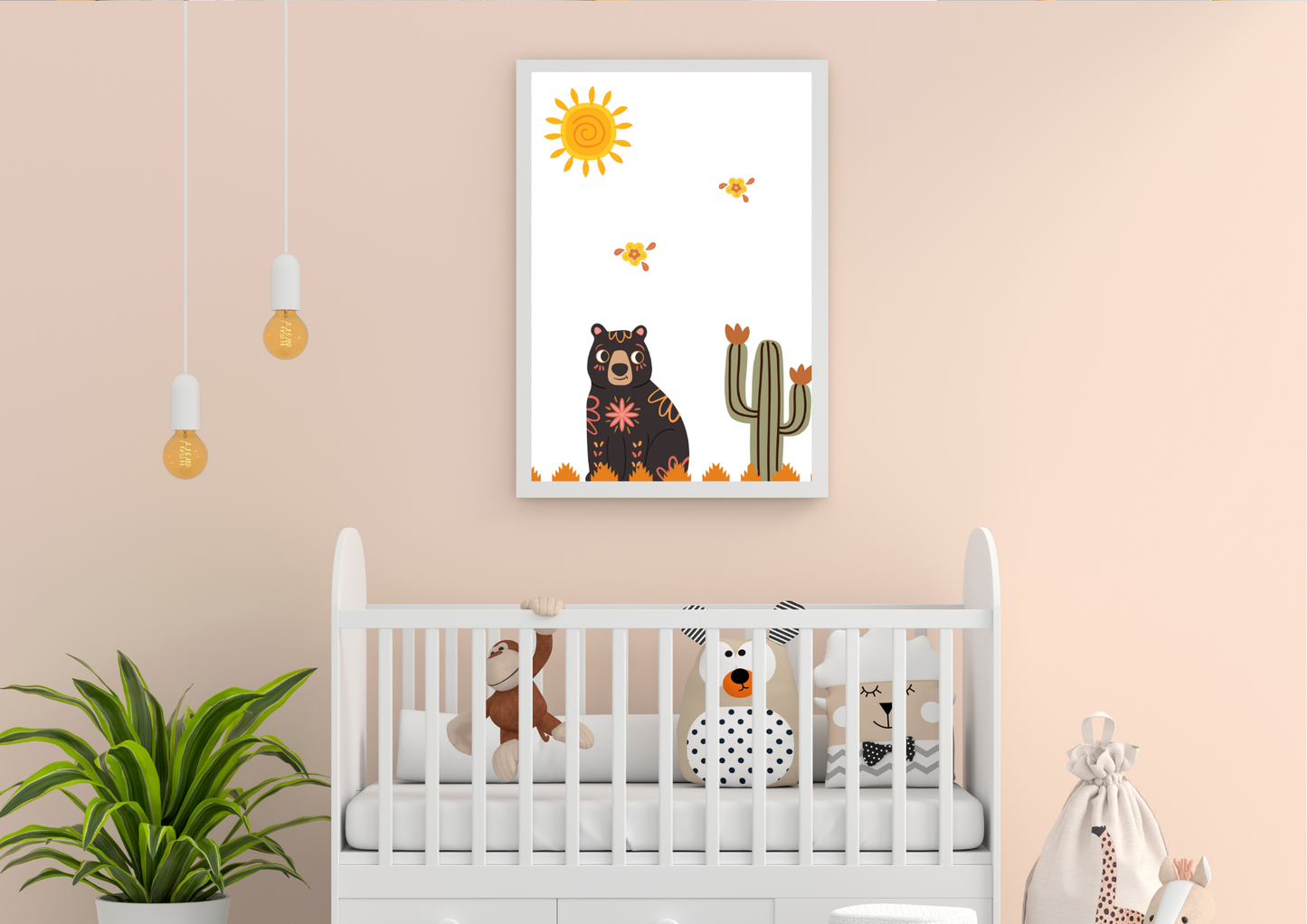Mexican bear nursery art