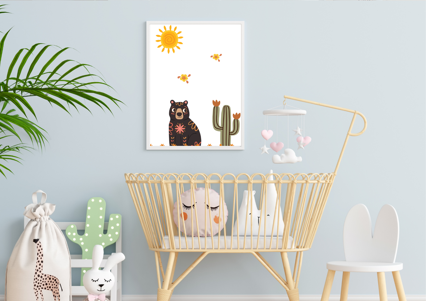 Mexican bear nursery art