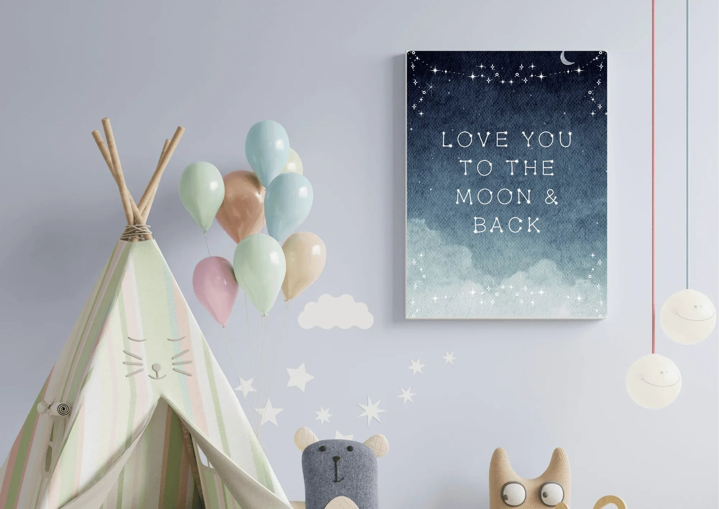 Celestial Nusery Wall Art