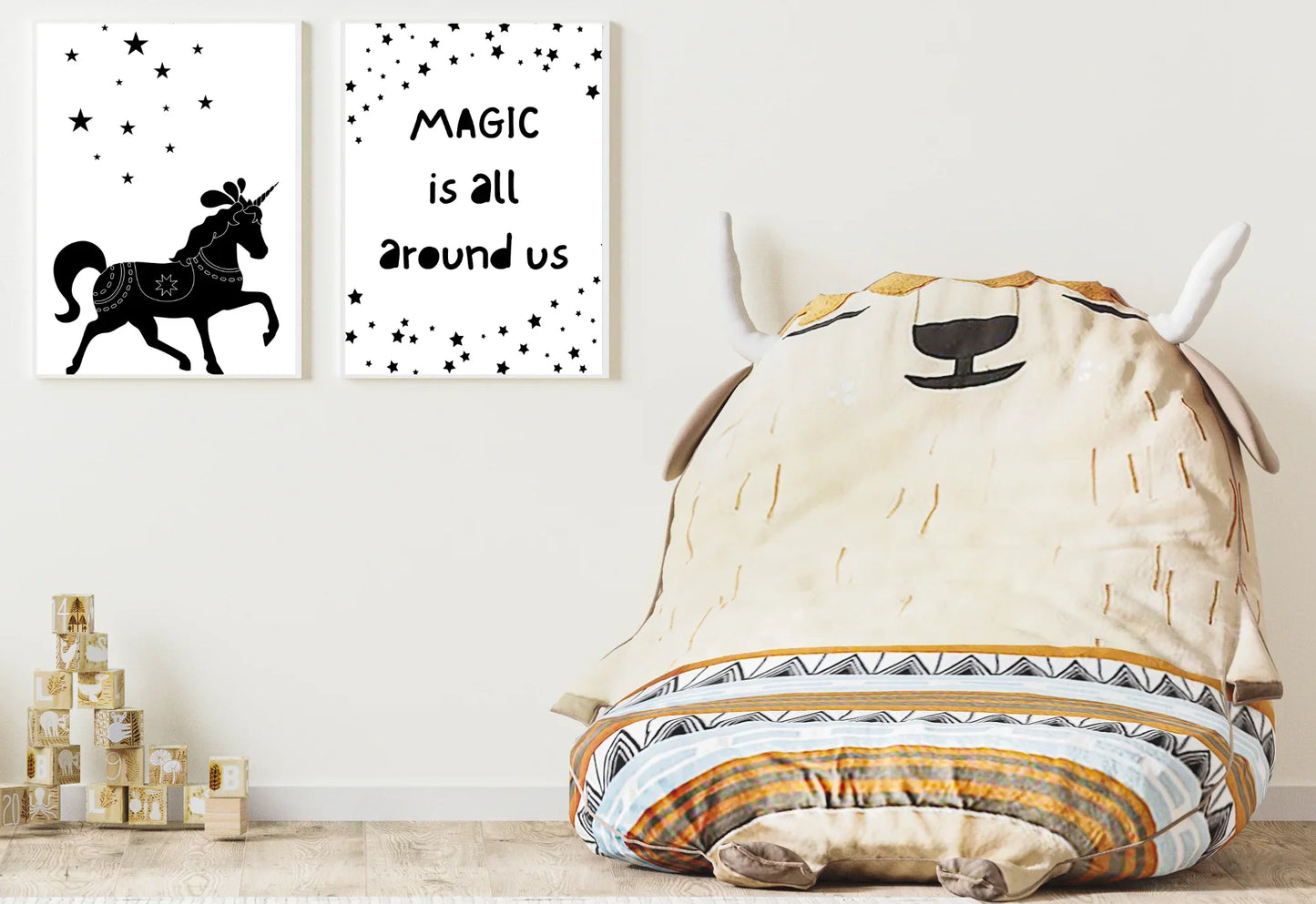 Unicorn nursery art