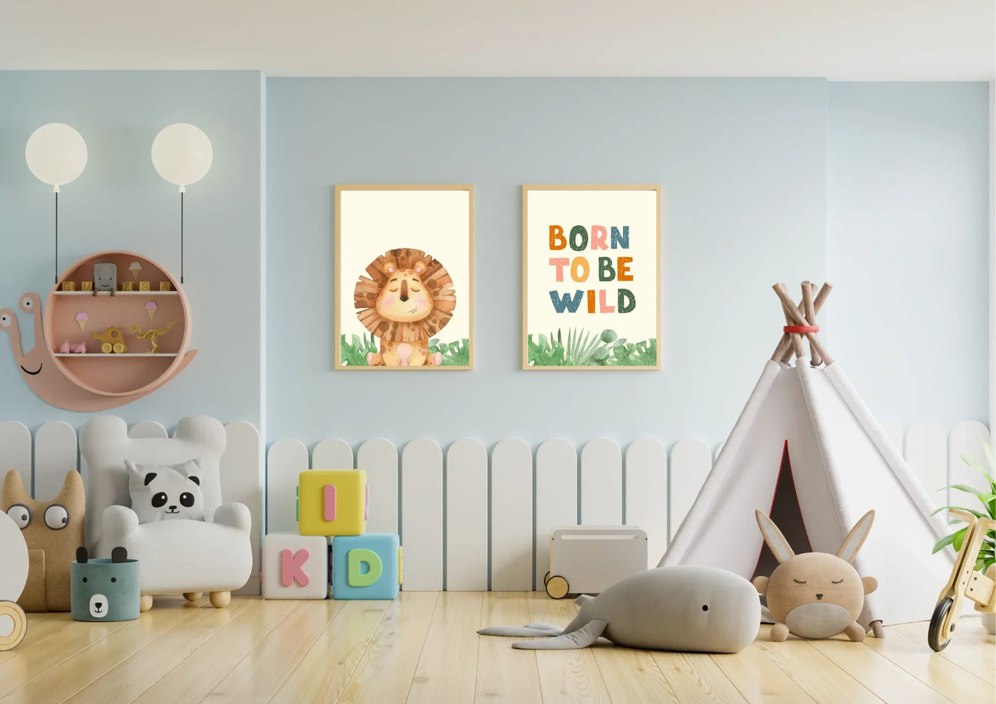 Jungle nursery art