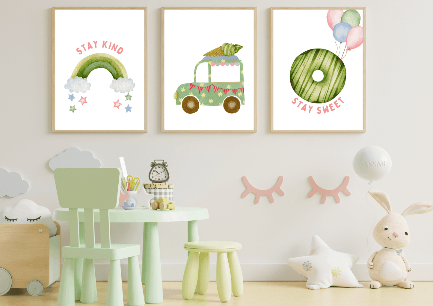Ice Cream Truck Nursery Print
