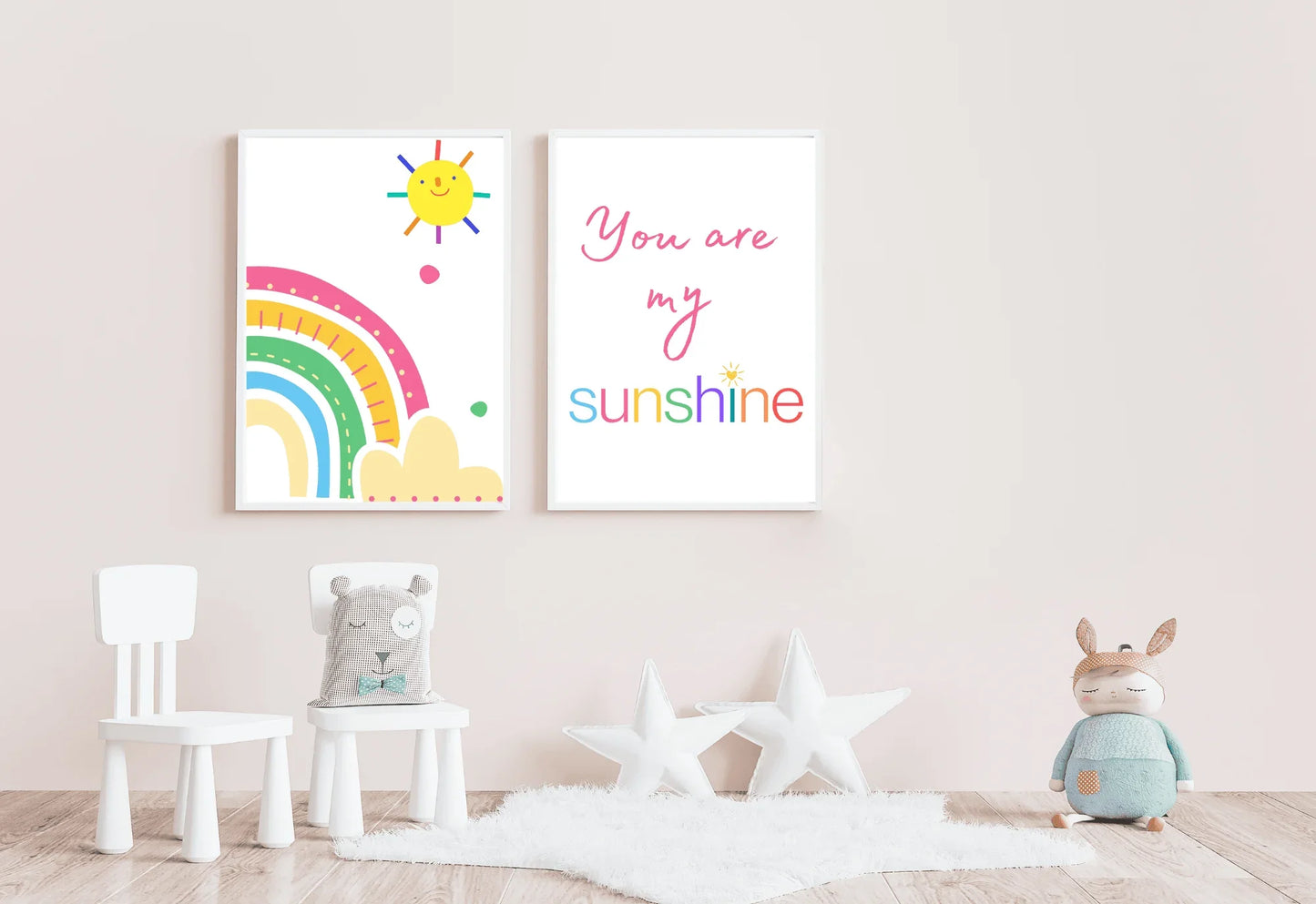 Rainbow Nursery Art