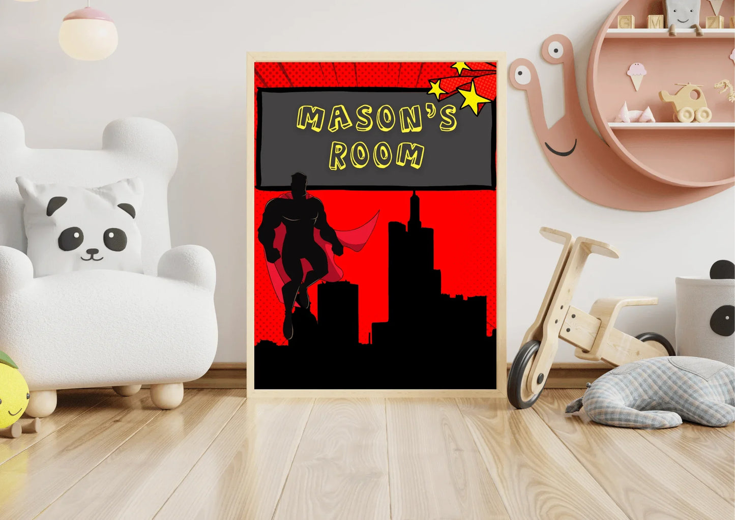 Personalized Superhero Poster