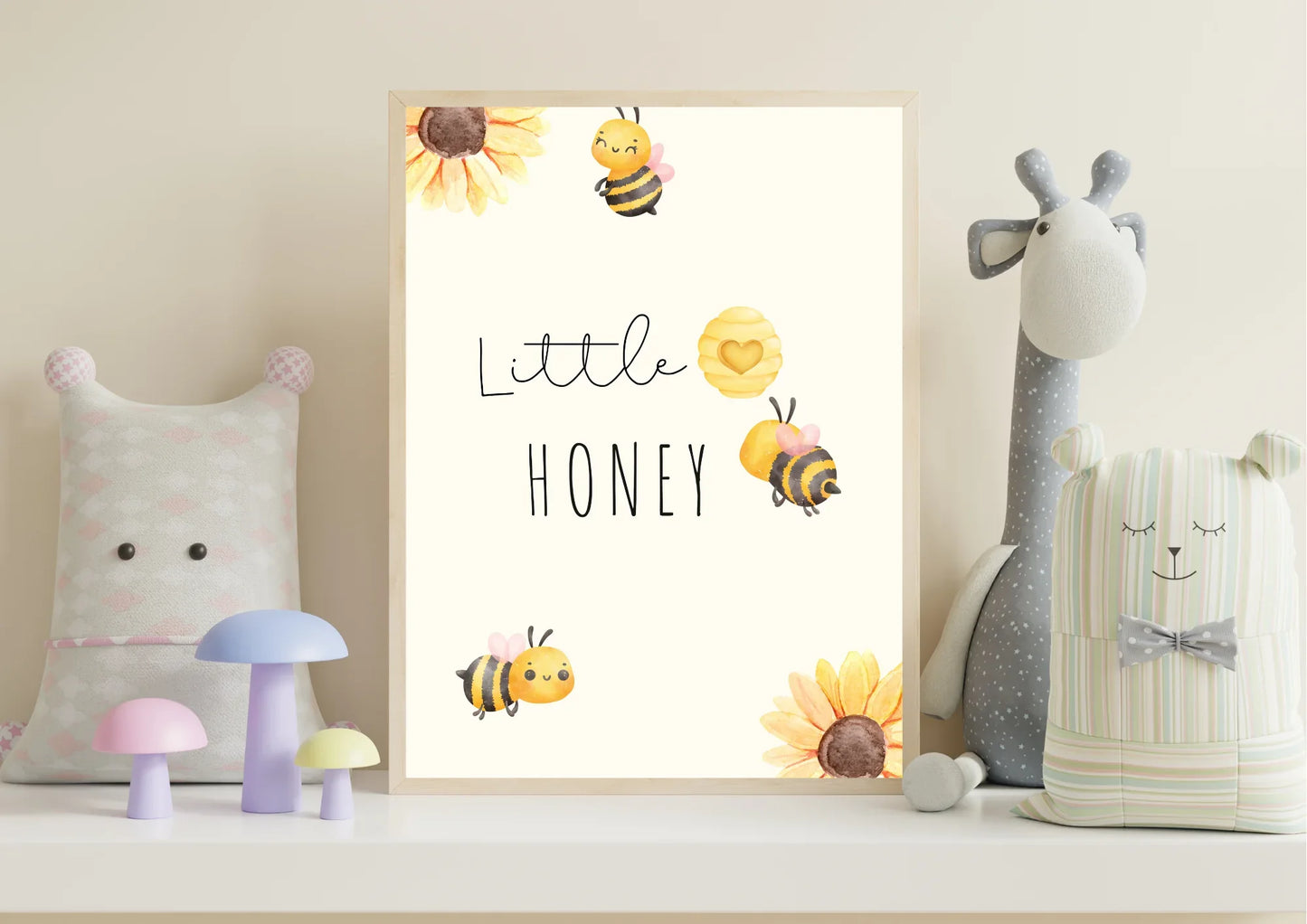 Little Honey Nursery Print