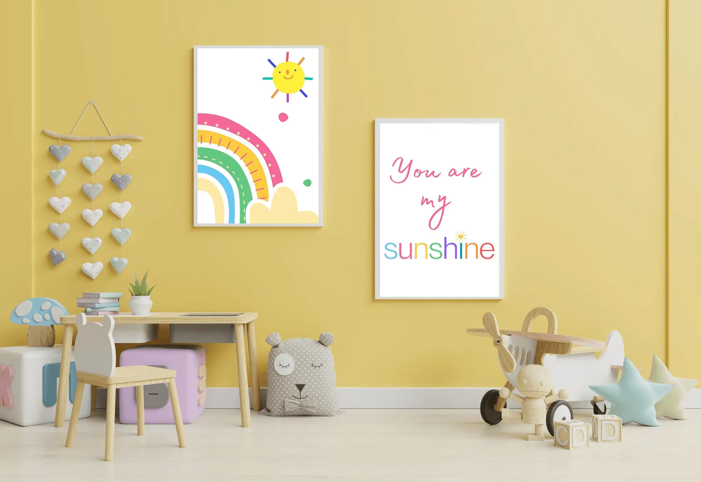 Rainbow Nursery Art