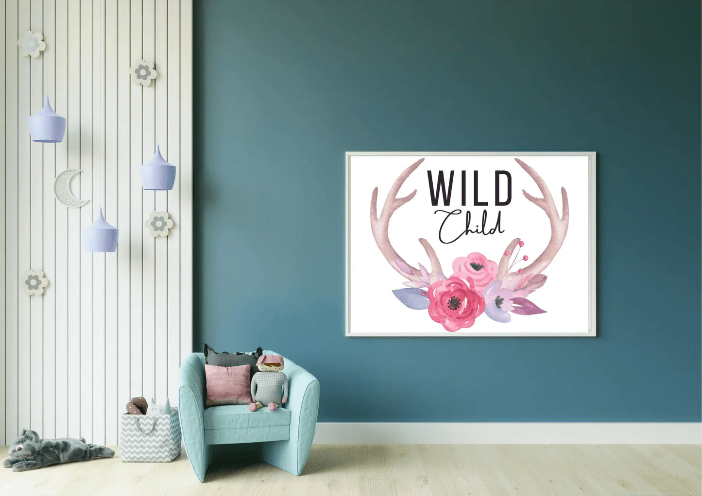 Wild Child Nursery Art
