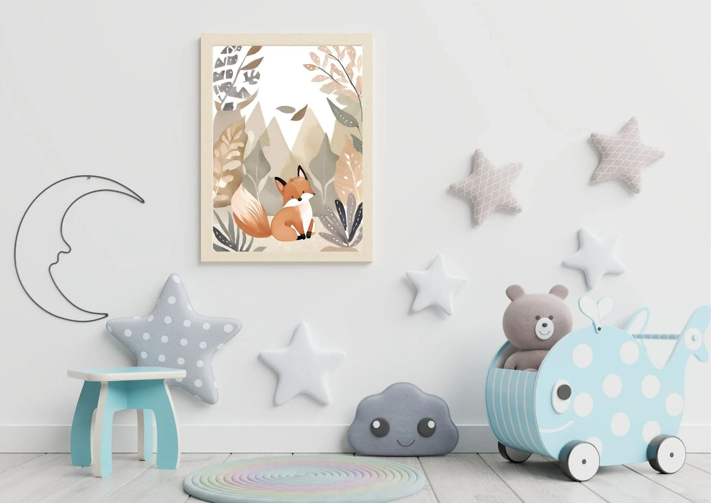 Woodlands Fox Nursery Art