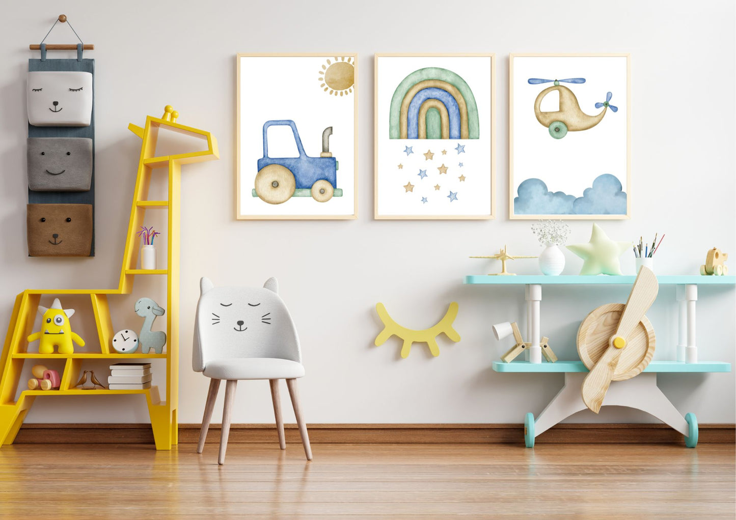 Transport nursery art