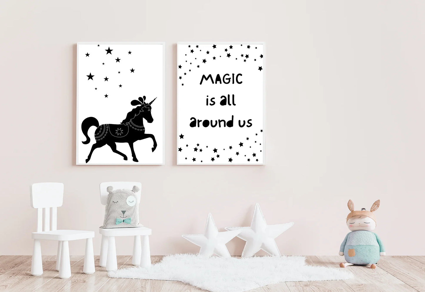 Unicorn nursery art