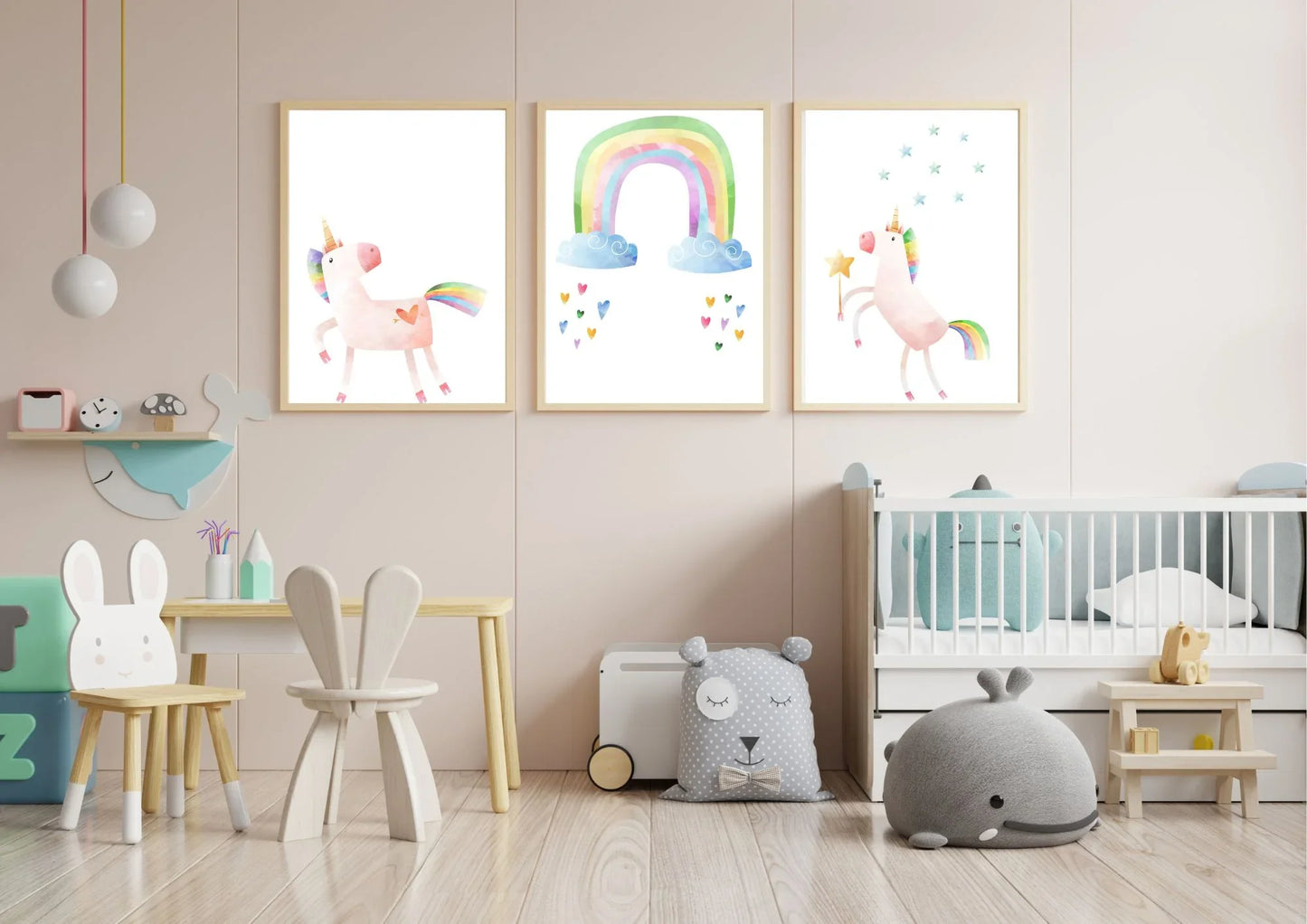 Unicorn nursery art