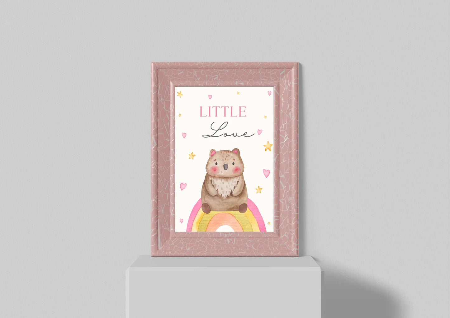 Rainbow Nursery Print