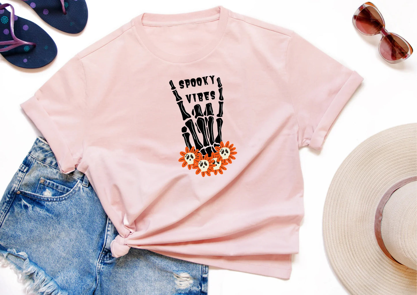 Floral Halloween Print